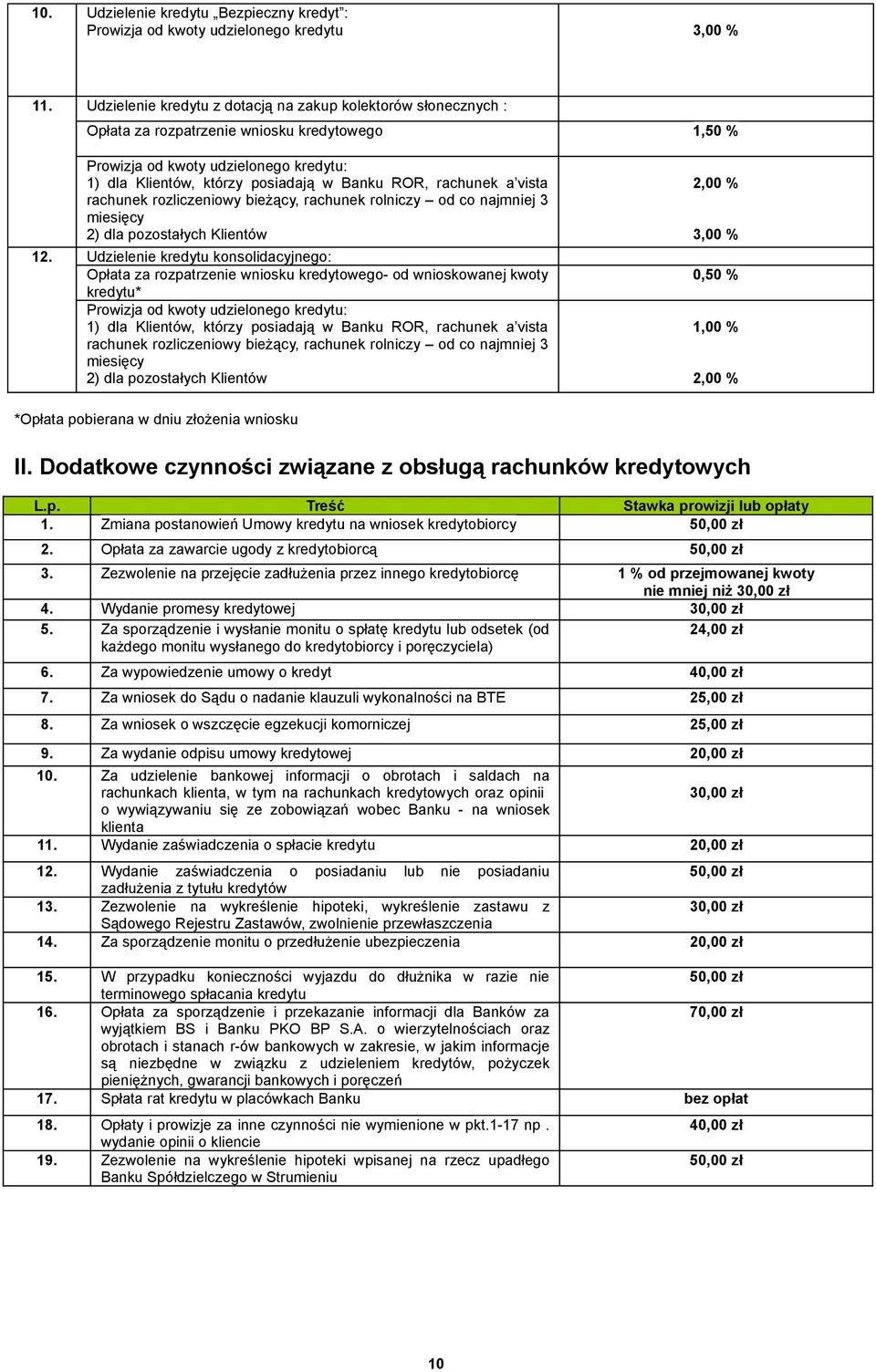 bieżący, rachunek rolniczy od co najmniej 3 12.