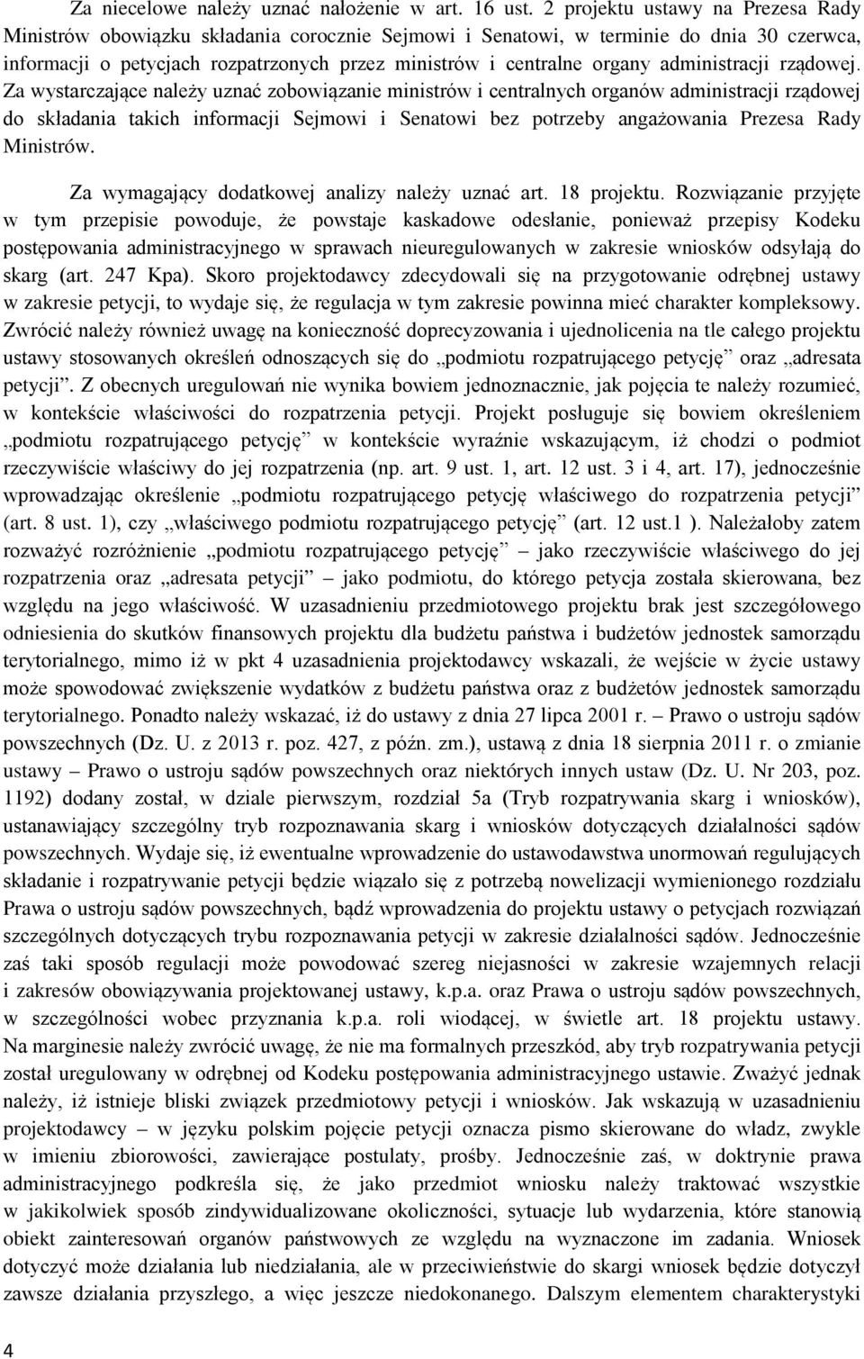 administracji rządowej.