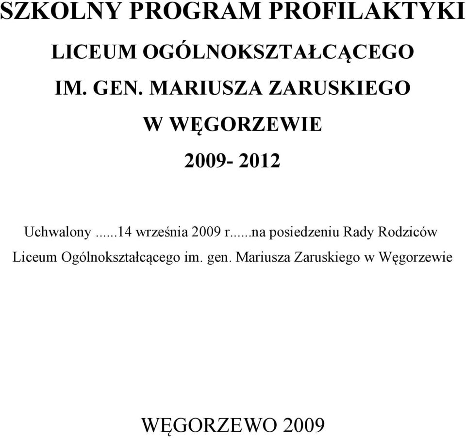 ..14 września 2009 r.