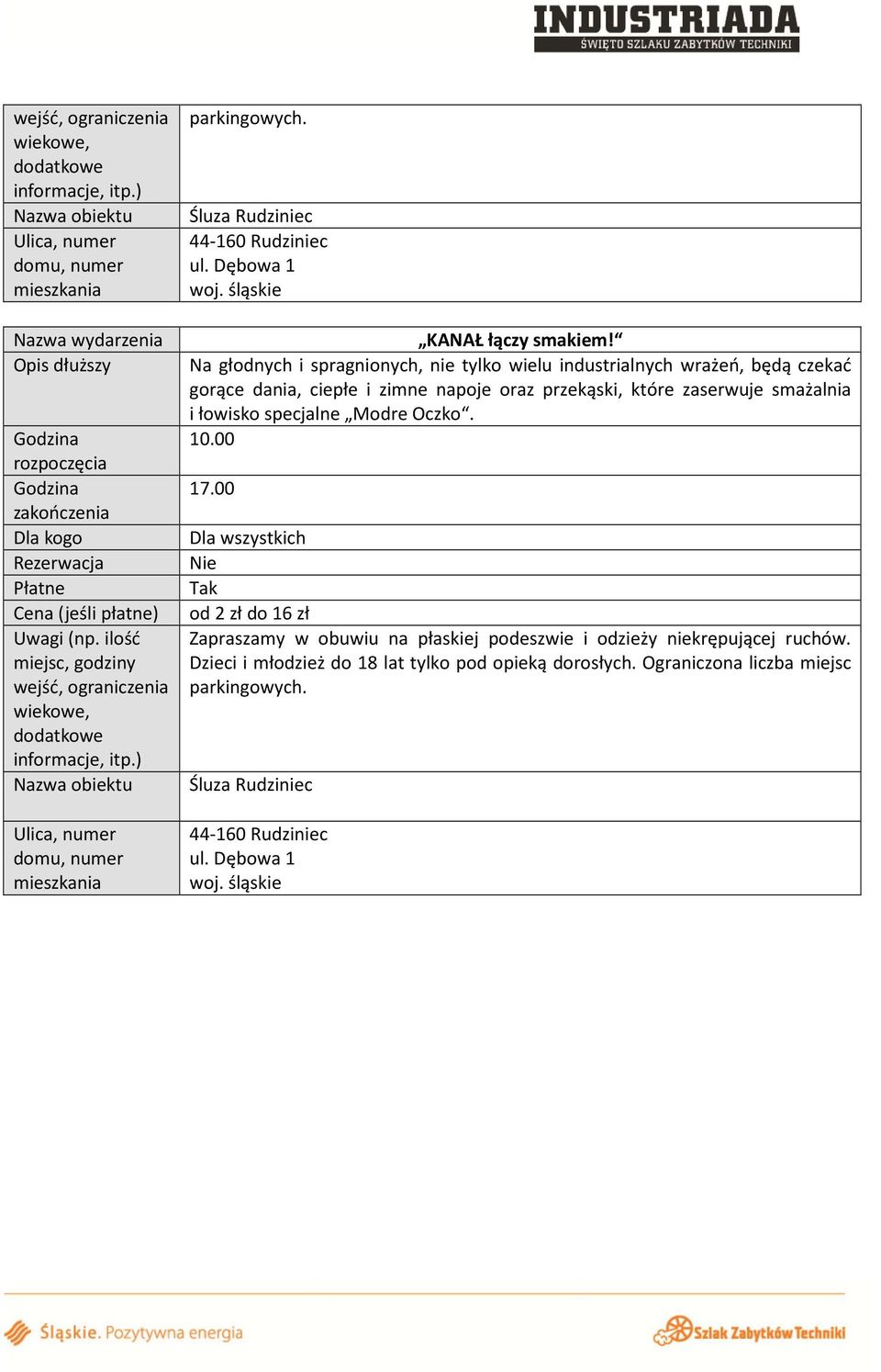 czekać gorące dania, ciepłe i zimne napoje oraz przekąski, które zaserwuje smażalnia