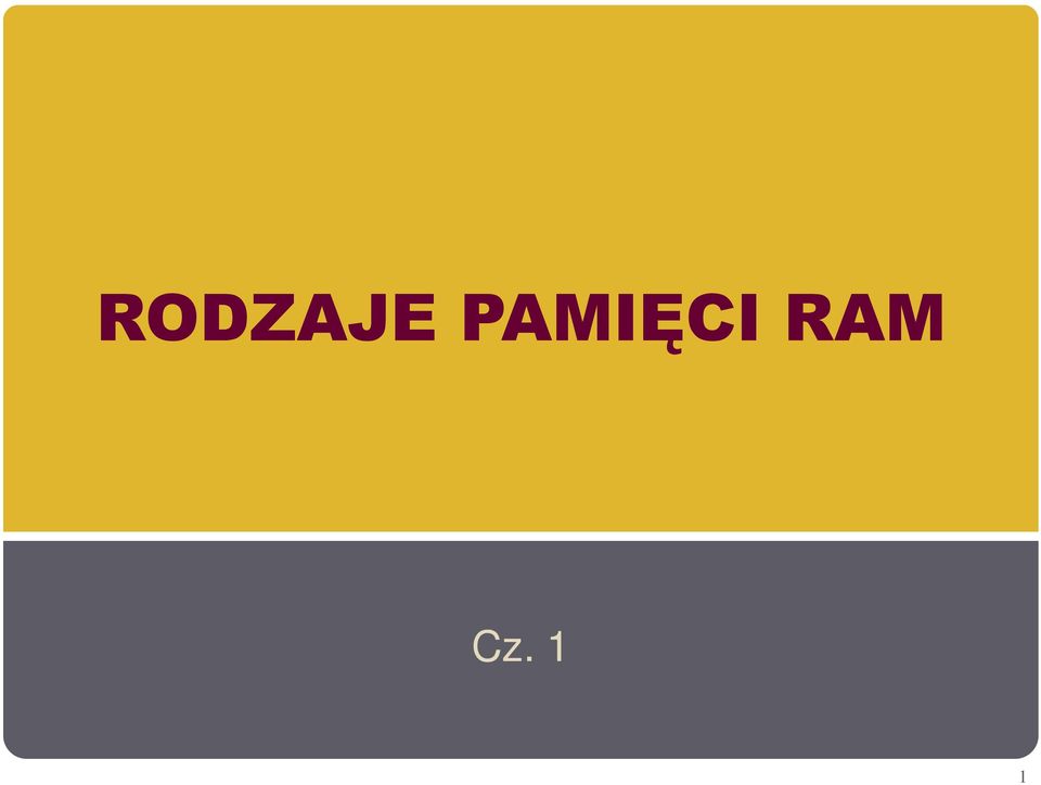RAM Cz.