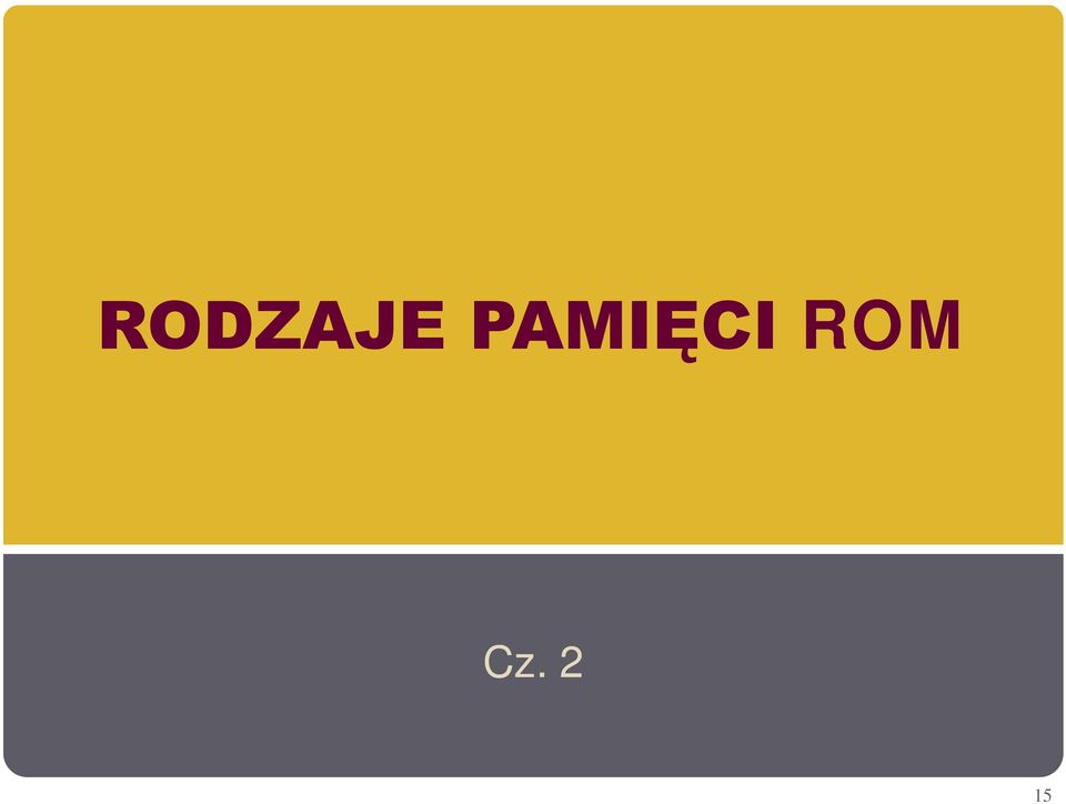 ROM Cz.