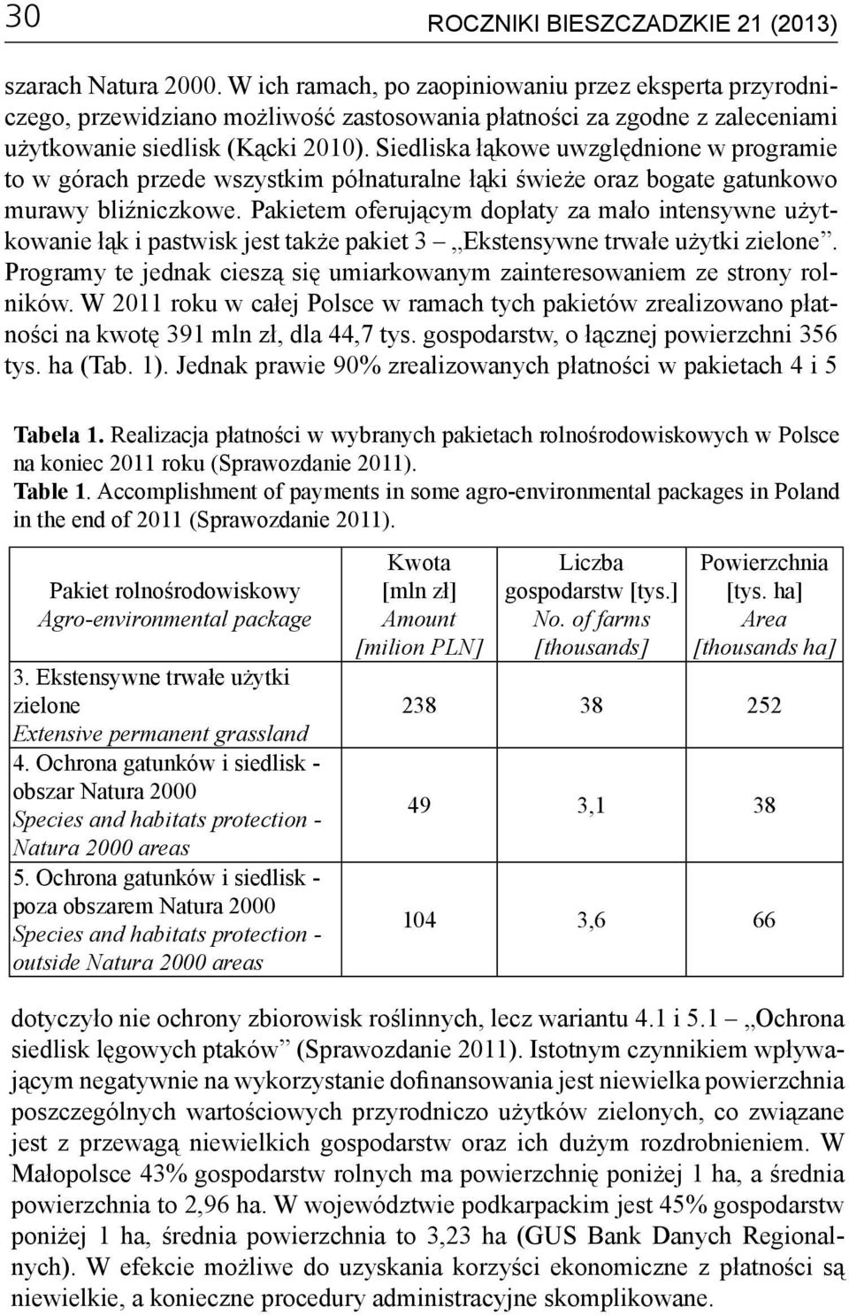 Siedliska łąkowe uwzględnione w programie to w górach przede wszystkim półnaturalne łąki świeże oraz bogate gatunkowo murawy bliźniczkowe.