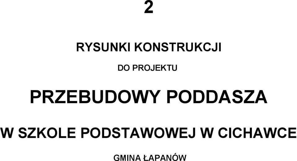 PODDASZA W SZKOLE