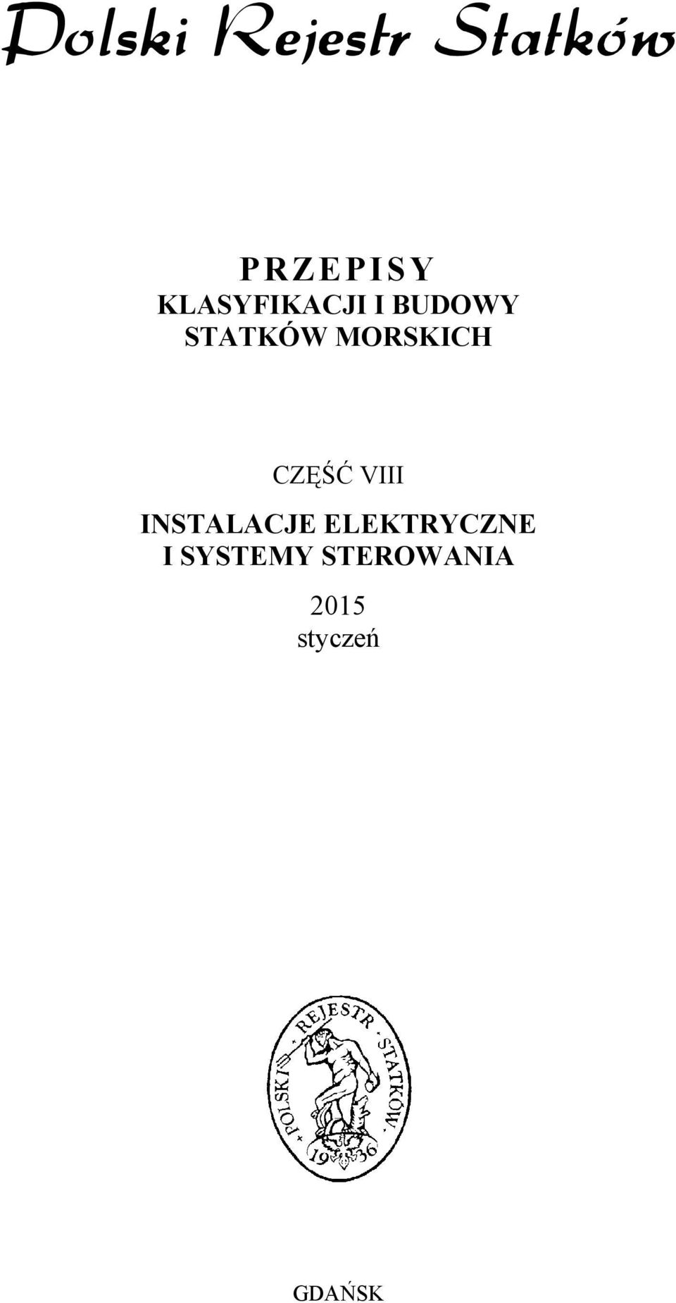 INSTALACJE ELEKTRYCZNE I