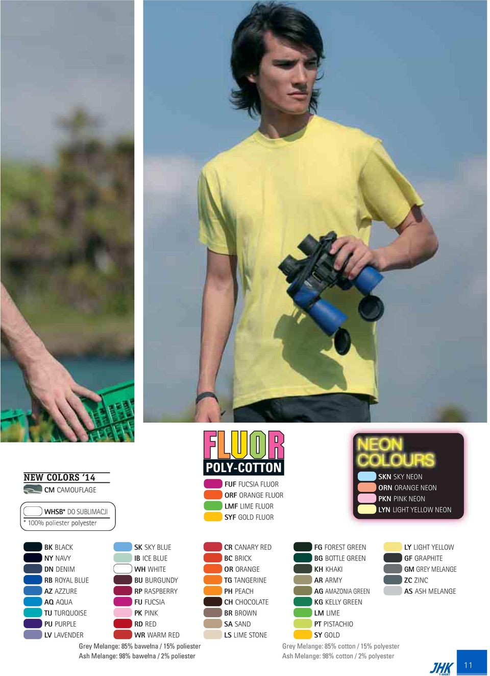 AZ AZZURE RP RASPBERRY PH PEACH AG AMAZONIA GREEN AS ASH MELANGE AQ AQUA FU FUCSIA CH CHOCOLATE KG KELLY GREEN TU TURQUOISE PK PINK BR BROWN LM LIME PU PURPLE SA SAND PT PISTACHIO LV LAVENDER