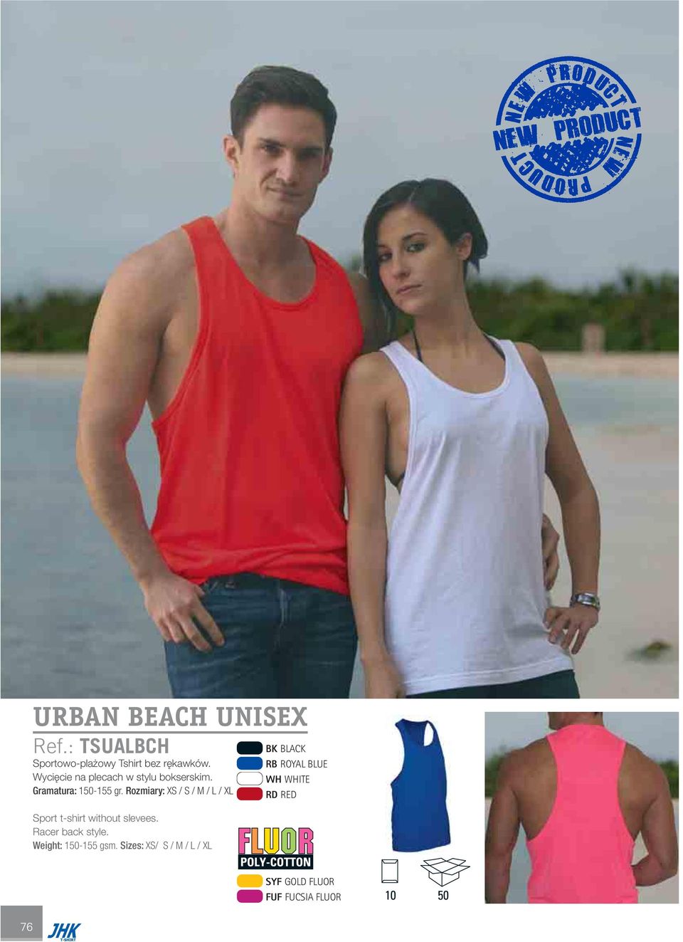 Rozmiary: XS / S / M / L / XL Sport t-shirt without slevees.