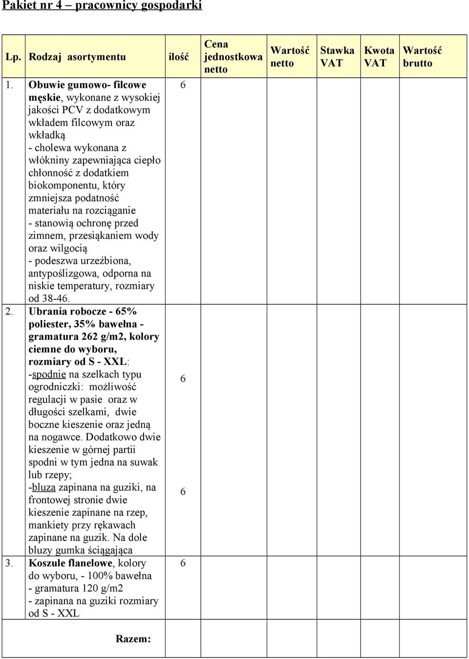 zmniejsza podatność materiału na rozciąganie - stanowią ochronę przed zimnem, przesiąkaniem wody oraz wilgocią - podeszwa urzeźbiona, antypoślizgowa, odporna na niskie temperatury, rozmiary od 38-4.