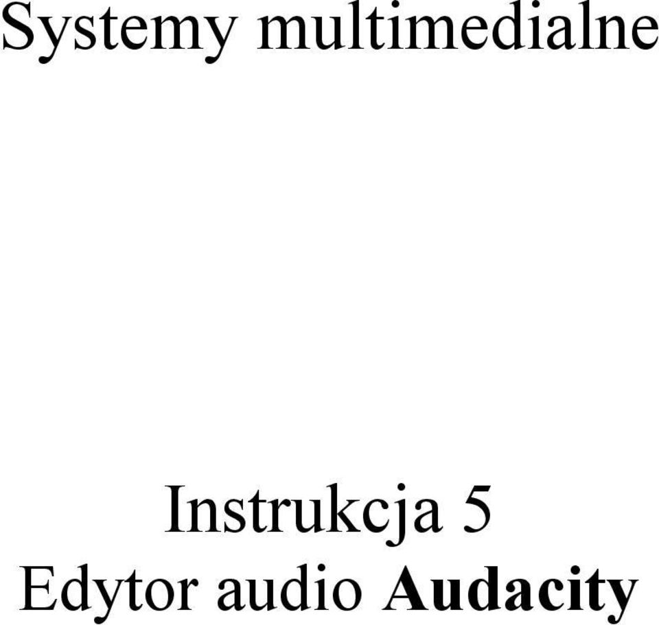 Instrukcja 5