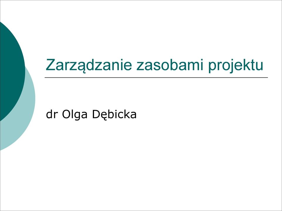 projektu dr
