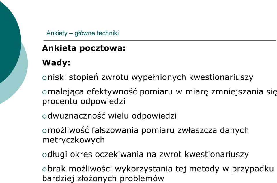 odpowiedzi możliwość fałszowania pomiaru zwłaszcza danych metryczkowych długi okres oczekiwania na