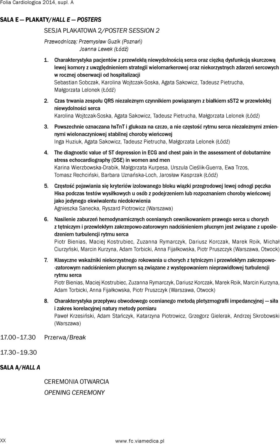 Charakterystyka pacjentów z przewlekłą niewydolnością serca oraz ciężką dysfunkcją skurczową lewej komory z uwzględnieniem strategii wielomarkerowej oraz niekorzystnych zdarzeń sercowych w rocznej