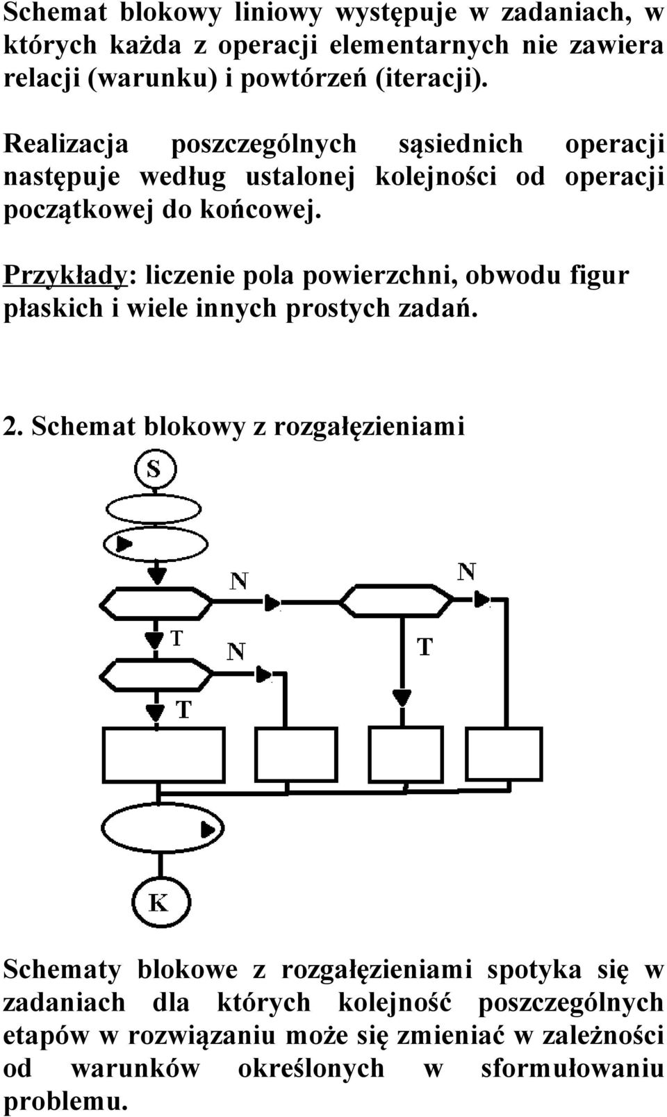 Przykłady: liczenie pola powierzchni, obwodu figur płaskich i wiele innych prostych zadań. 2.