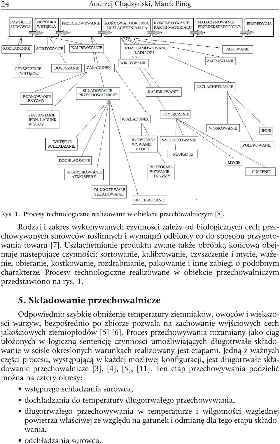 Uszlachetnianie produktu zwane także obróbką końcową obejmuje następujące czynności: sortowanie, kalibrowanie, czyszczenie i mycie, ważenie, obieranie, kostkowanie, rozdrabnianie, pakowanie i inne