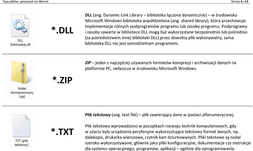 Podprogramy i zasoby zawarte w bibliotece DLL mogą być wykorzystane bezpośrednio lub pośrednio (za pośrednictwem innej biblioteki DLL) przez dowolny plik wykonywalny, sama biblioteka DLL nie jest