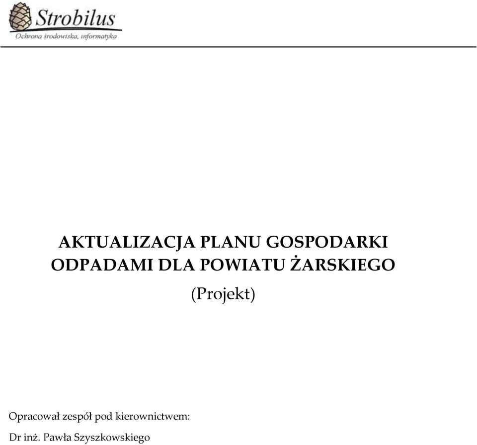 (Projekt) Opracował zespół pod