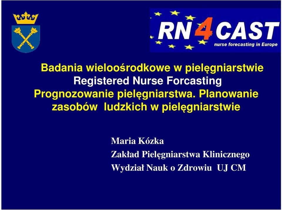 Planowanie zasobów ludzkich w pielęgniarstwie Maria