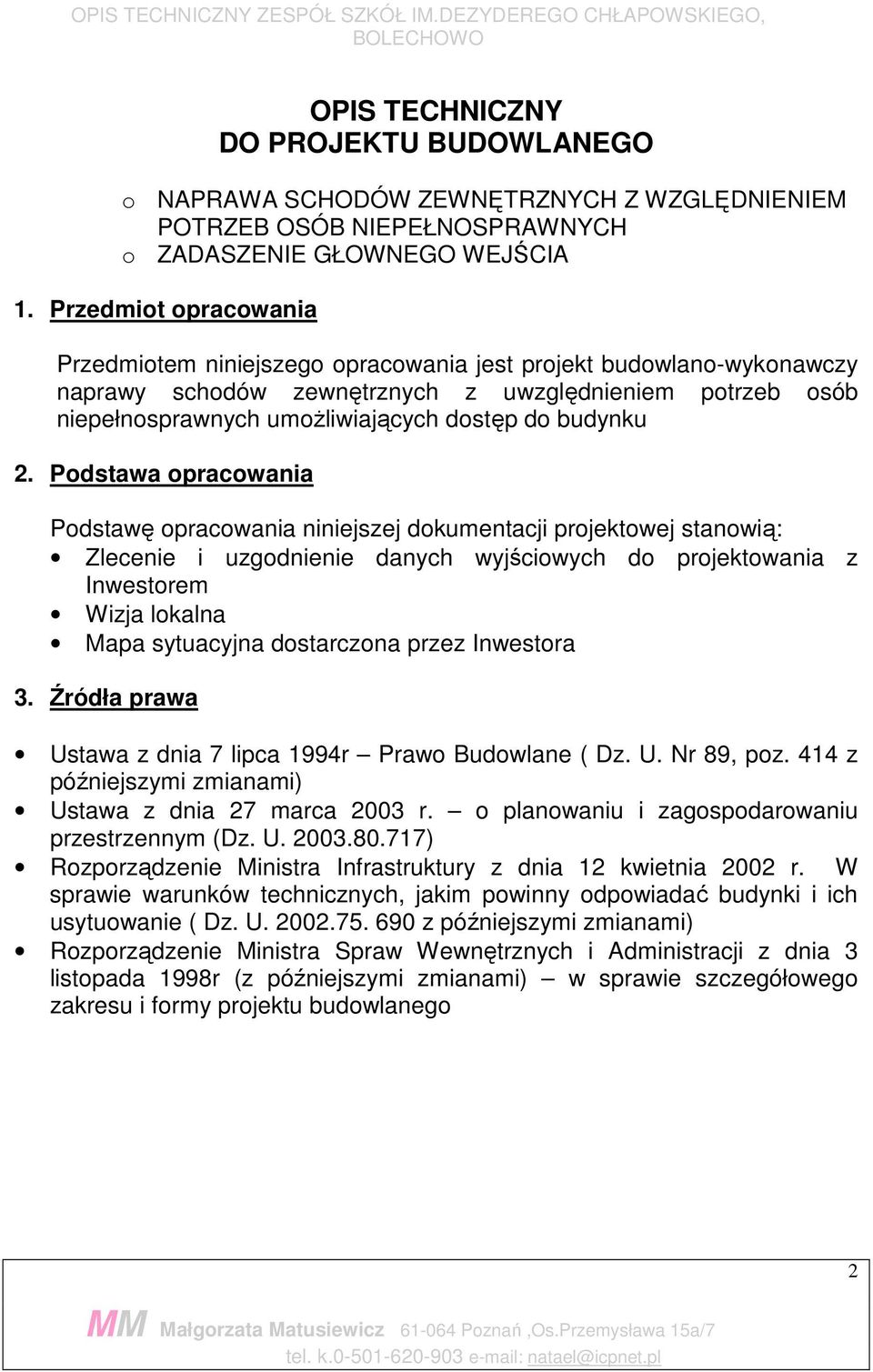 budynku 2.