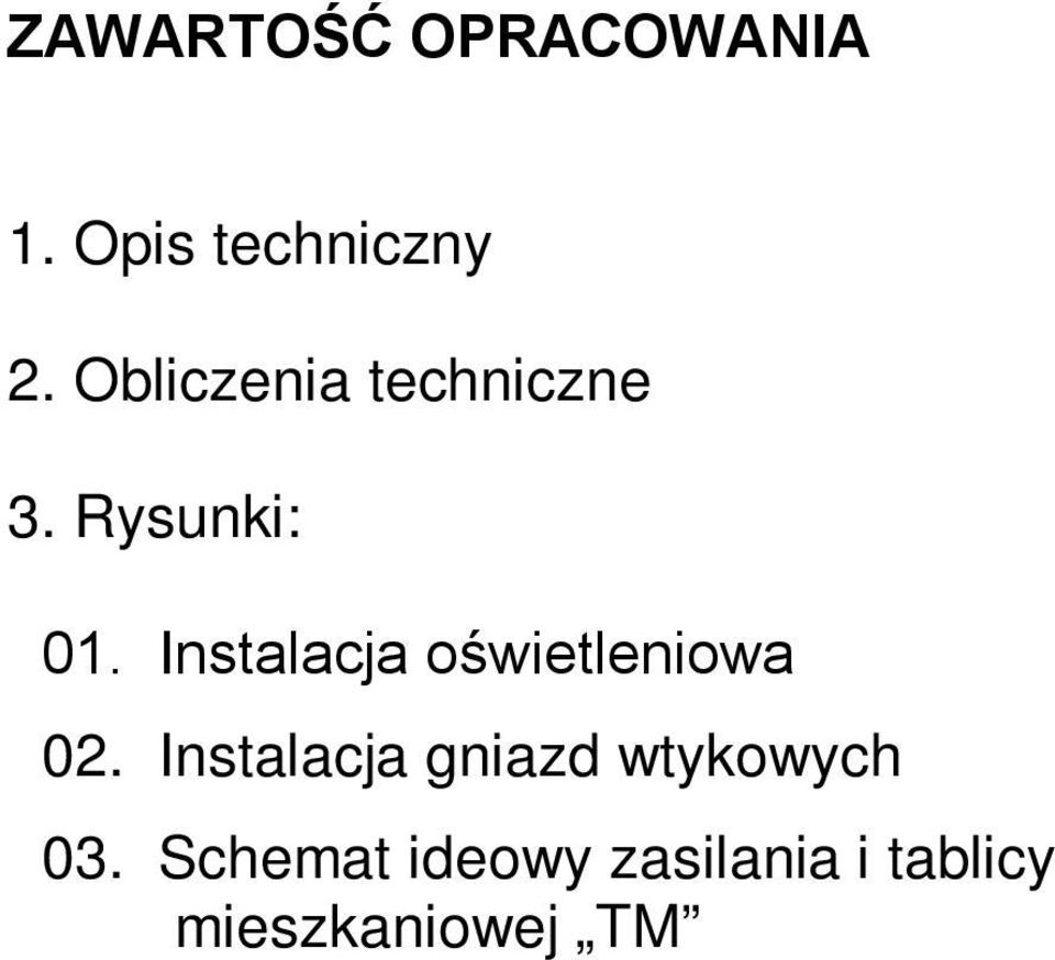 Instalacja oświetleniowa 02.