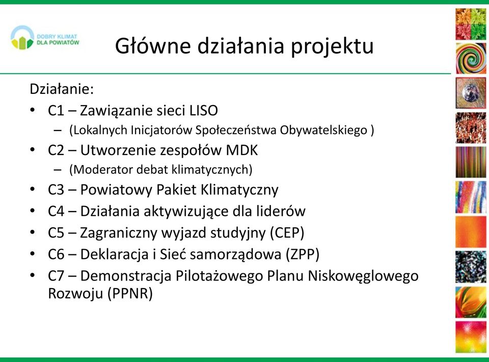 Powiatowy Pakiet Klimatyczny C4 Działania aktywizujące dla liderów C5 Zagraniczny wyjazd