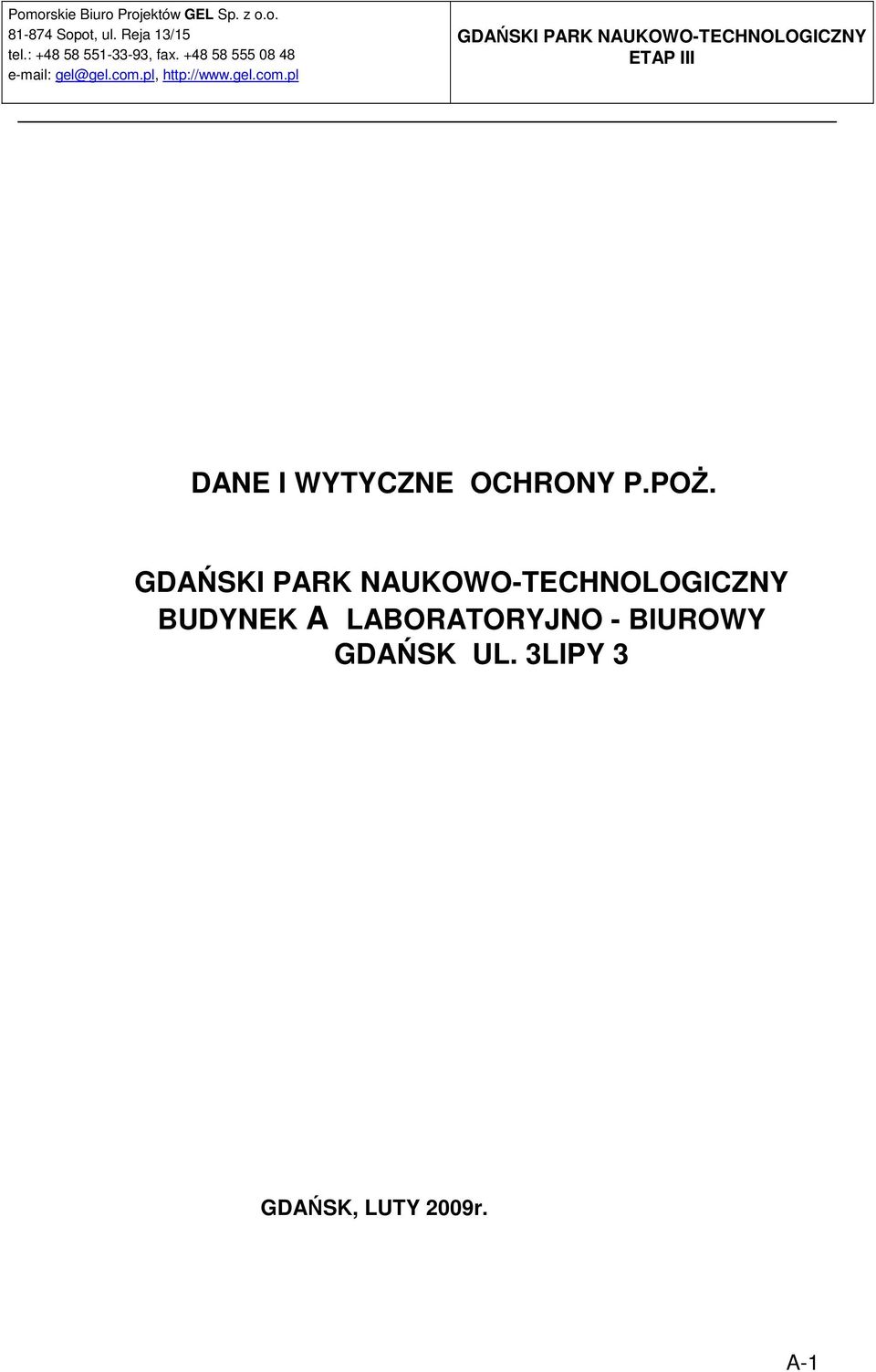 LABORATORYJNO - BIUROWY