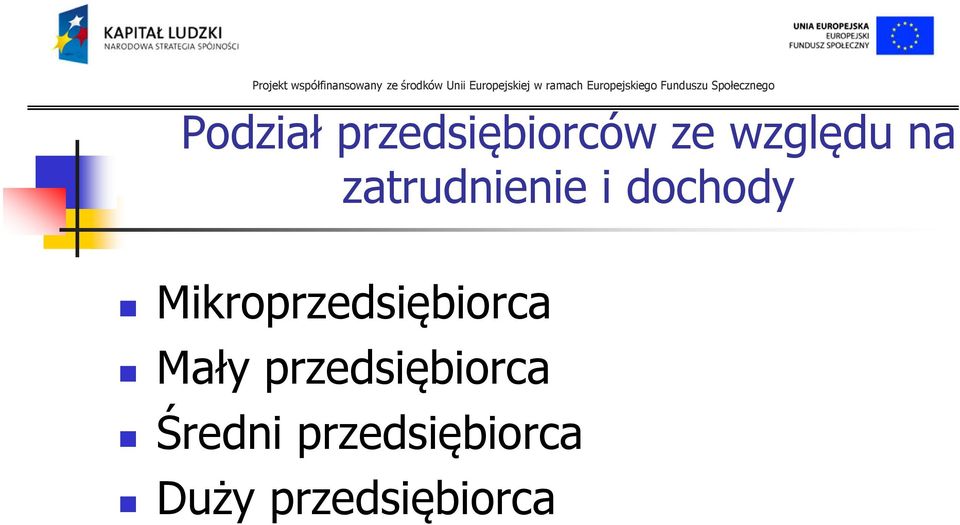 Mikroprzedsiębiorca Mały