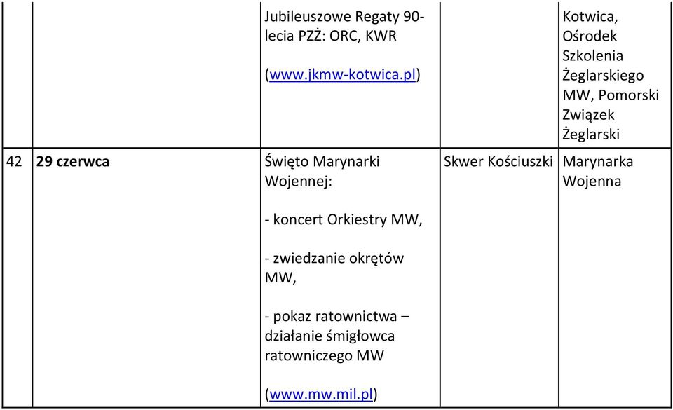 ego MW, Skwer Kościuszki Marynarka Wojenna - koncert Orkiestry MW, -