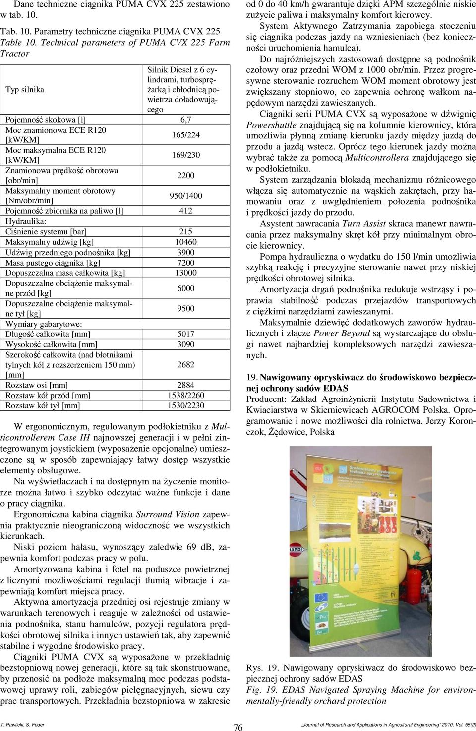 [kw/km] 165/224 Moc maksymalna ECE R120 [kw/km] 169/230 Znamionowa prędkość obrotowa [obr/min] 2200 Maksymalny moment obrotowy [Nm/obr/min] 950/1400 Pojemność zbiornika na paliwo [l] 412 Hydraulika:
