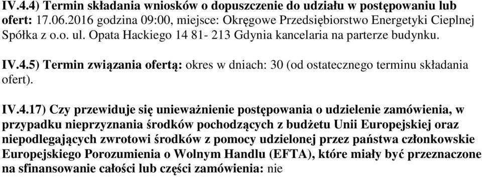 81-213 Gdynia kancelaria na parterze budynku. IV.4.