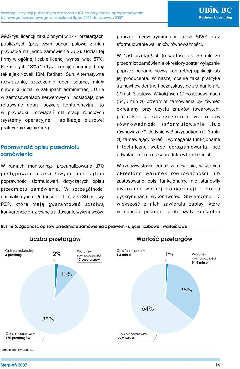 O ile w zastosowaniach serwerowych posiadaj¹ one relatywnie dobr¹ pozycjê konkurencyjn¹, to w przypadku rozwi¹zañ dla stacji roboczych (systemy operacyjne i aplikacje biurowe) praktycznie siê nie