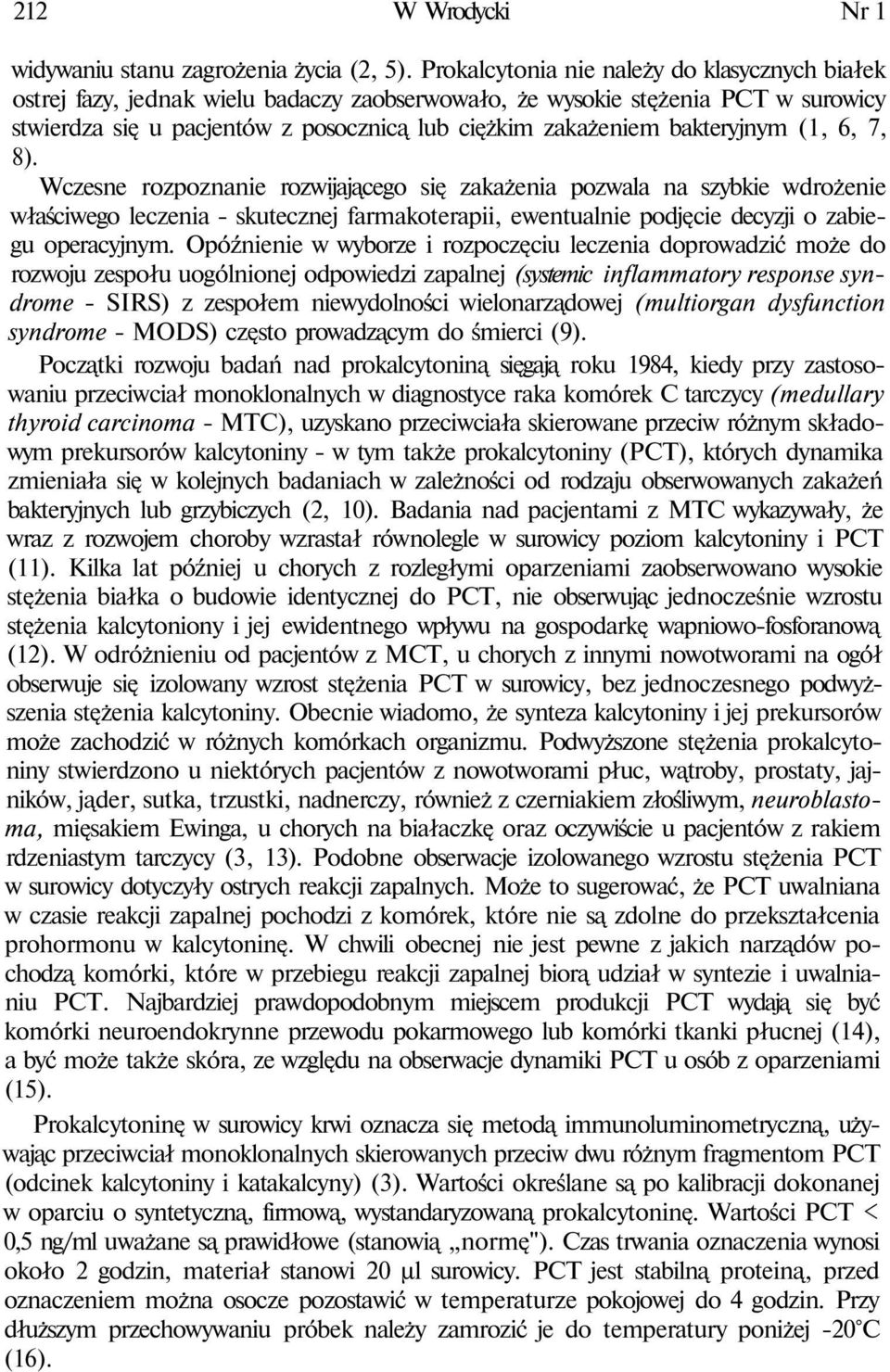 bakteryjnym (1, 6, 7, 8).