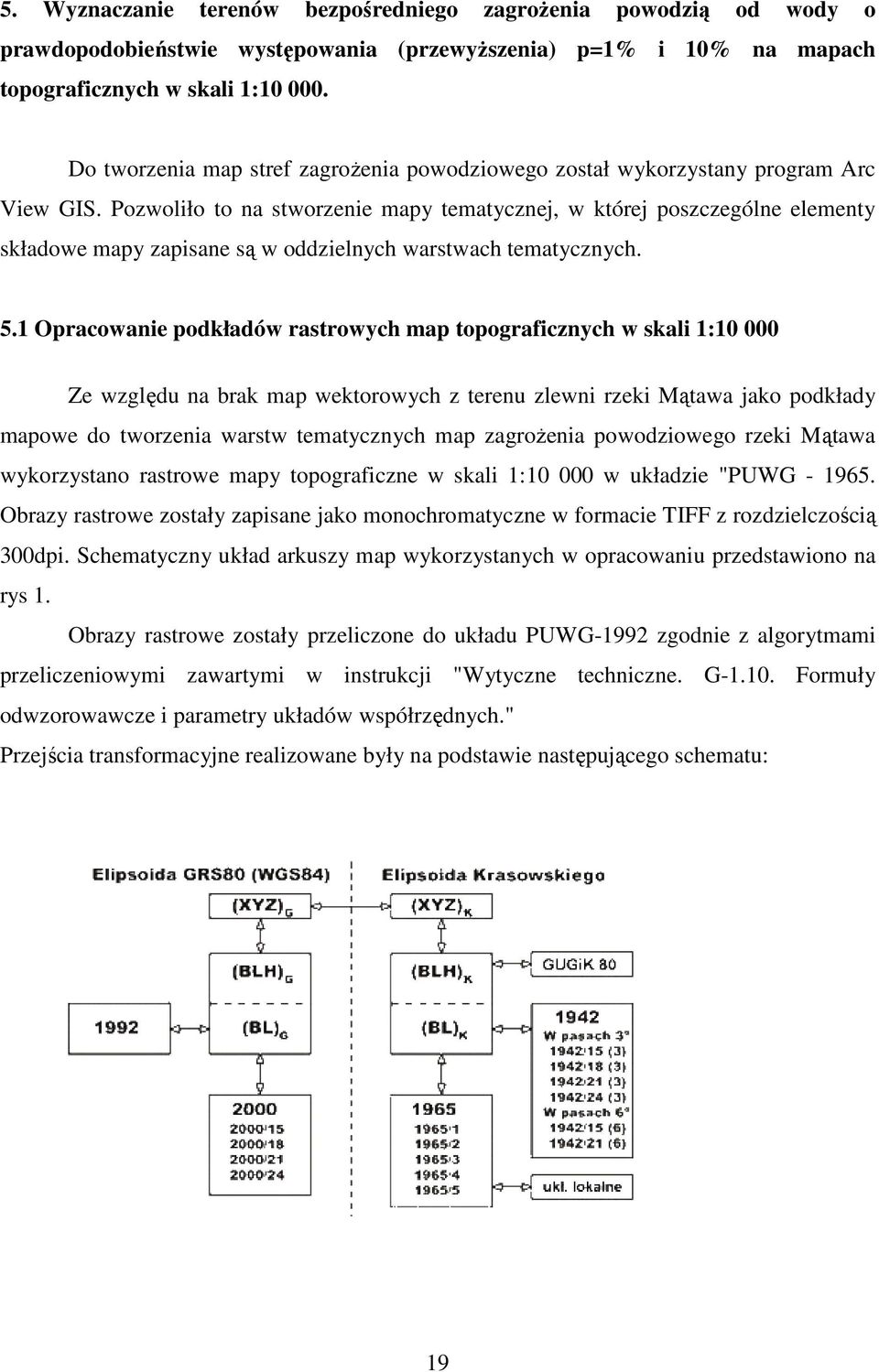 Pozwoliło to na stworzenie mapy tematycznej, w której poszczególne elementy składowe mapy zapisane są w oddzielnych warstwach tematycznych. 5.