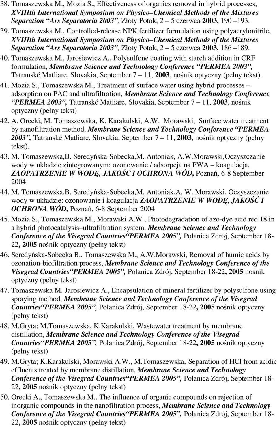 190 193. 39. Tomaszewska M.