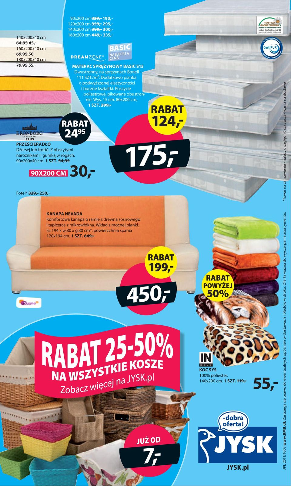 80x200 cm, 1 SZT.