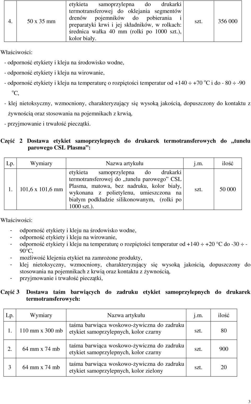 ), kolor biały. szt.