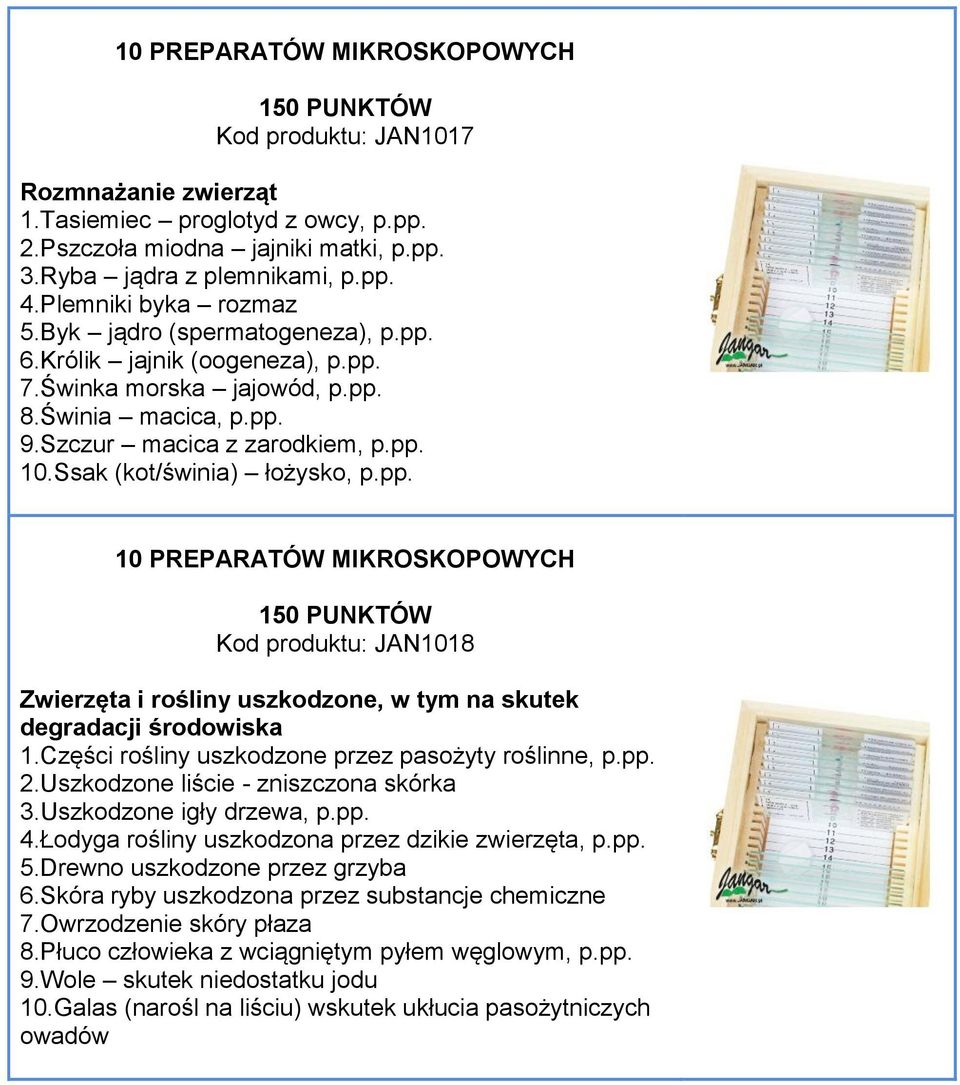 Części rośliny uszkodzone przez pasożyty roślinne, p.pp. 2.Uszkodzone liście - zniszczona skórka 3.Uszkodzone igły drzewa, p.pp. 4.Łodyga rośliny uszkodzona przez dzikie zwierzęta, p.pp. 5.