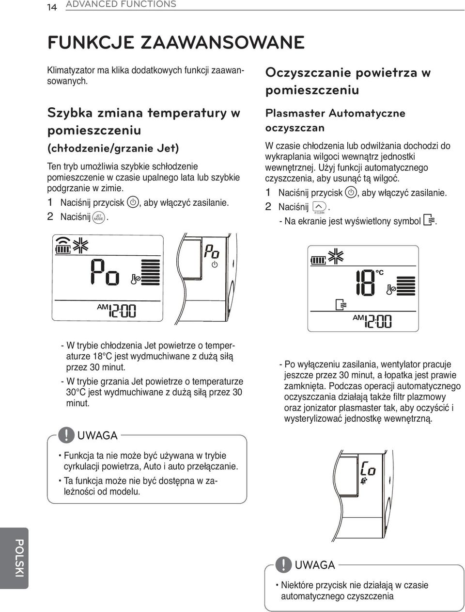 1 Naciśnij przycisk, aby włączyć zasilanie. 2 NaciśnijM.