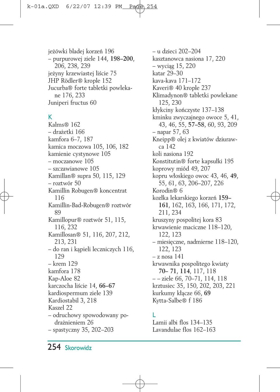 K 01aqxd 62207 1239 Pm Page 249 Skorowidz Pdf