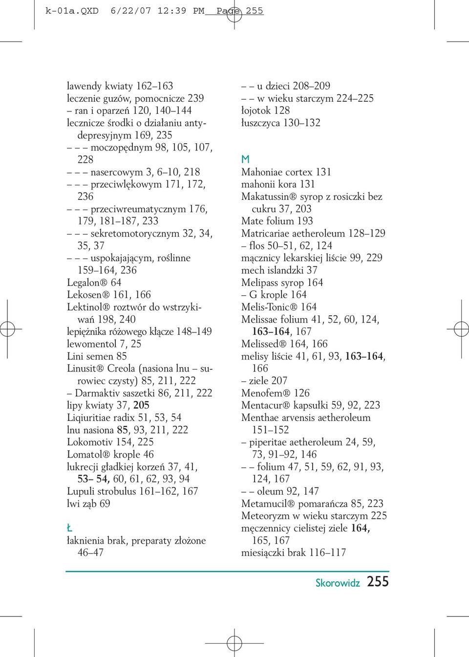 K 01aqxd 62207 1239 Pm Page 249 Skorowidz Pdf
