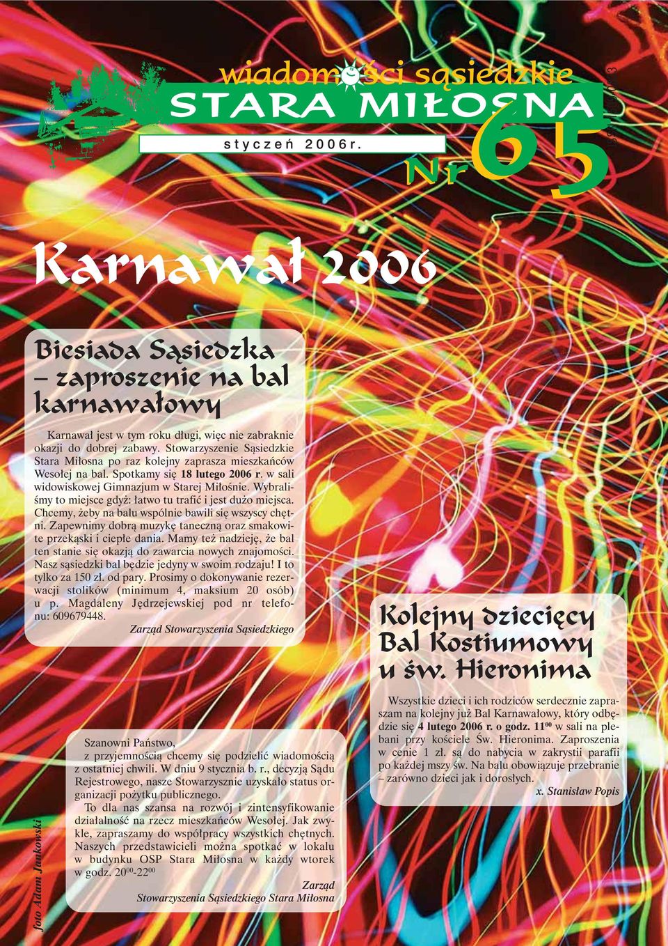 Karnawa Wiadomoêci Sàsiedzkie Biesiada Sàsiedzka Zaproszenie Na Bal