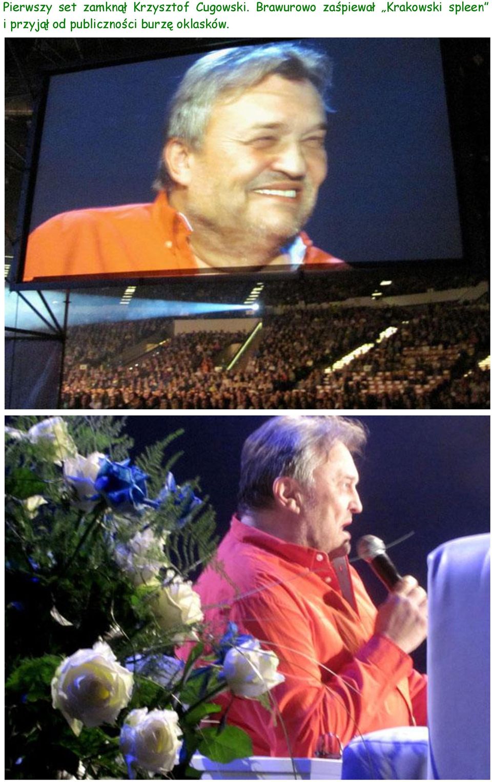 Brawurowo zaśpiewał Krakowski