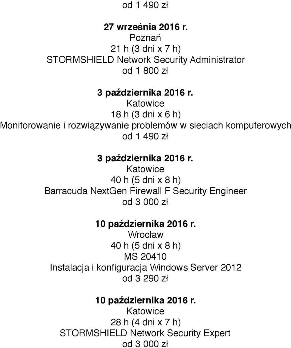 komputerowych 3 października 2016 r.
