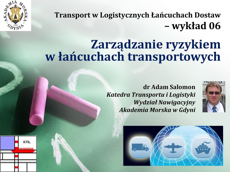 transportowych dr Adam Salomon Katedra