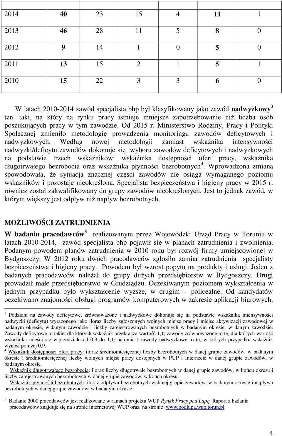 Ministerstwo Rodziny, Pracy i Polityki Społecznej zmieniło metodologię prowadzenia monitoringu zawodów deficytowych i nadwyżkowych.