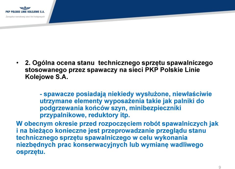 minibezpieczniki przypalnikowe, reduktory itp.