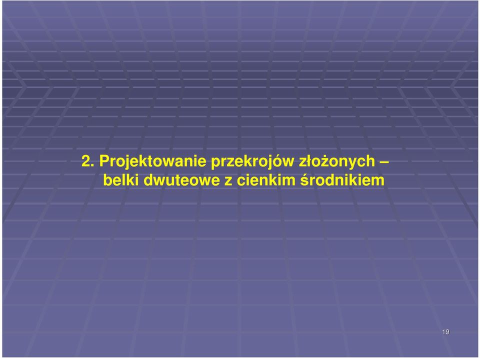 złożonych belki