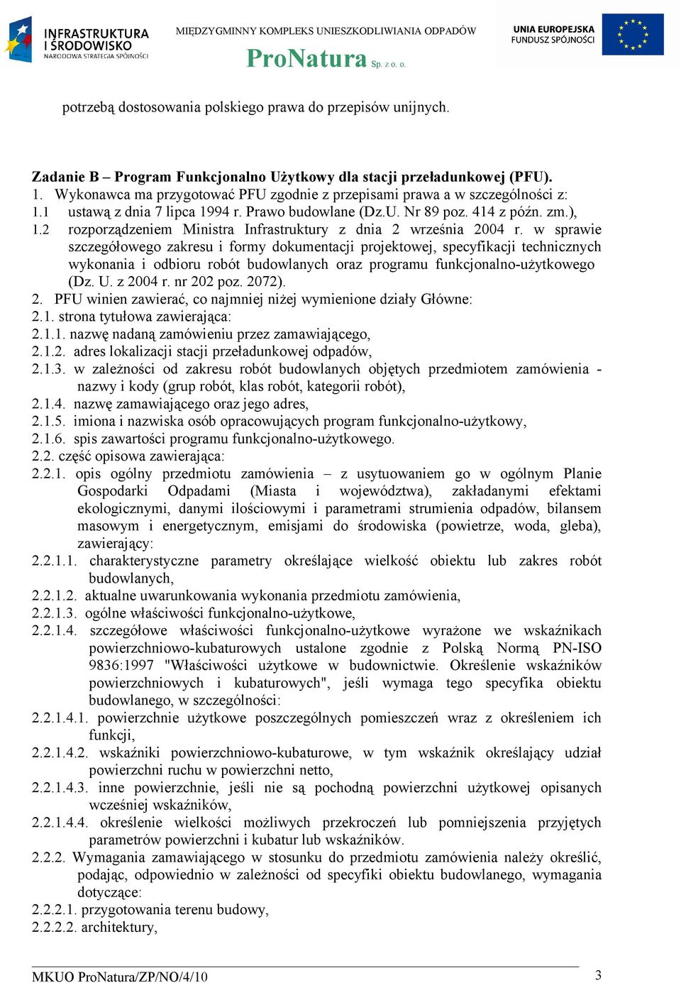 2 rozporządzeniem Ministra Infrastruktury z dnia 2 września 2004 r.
