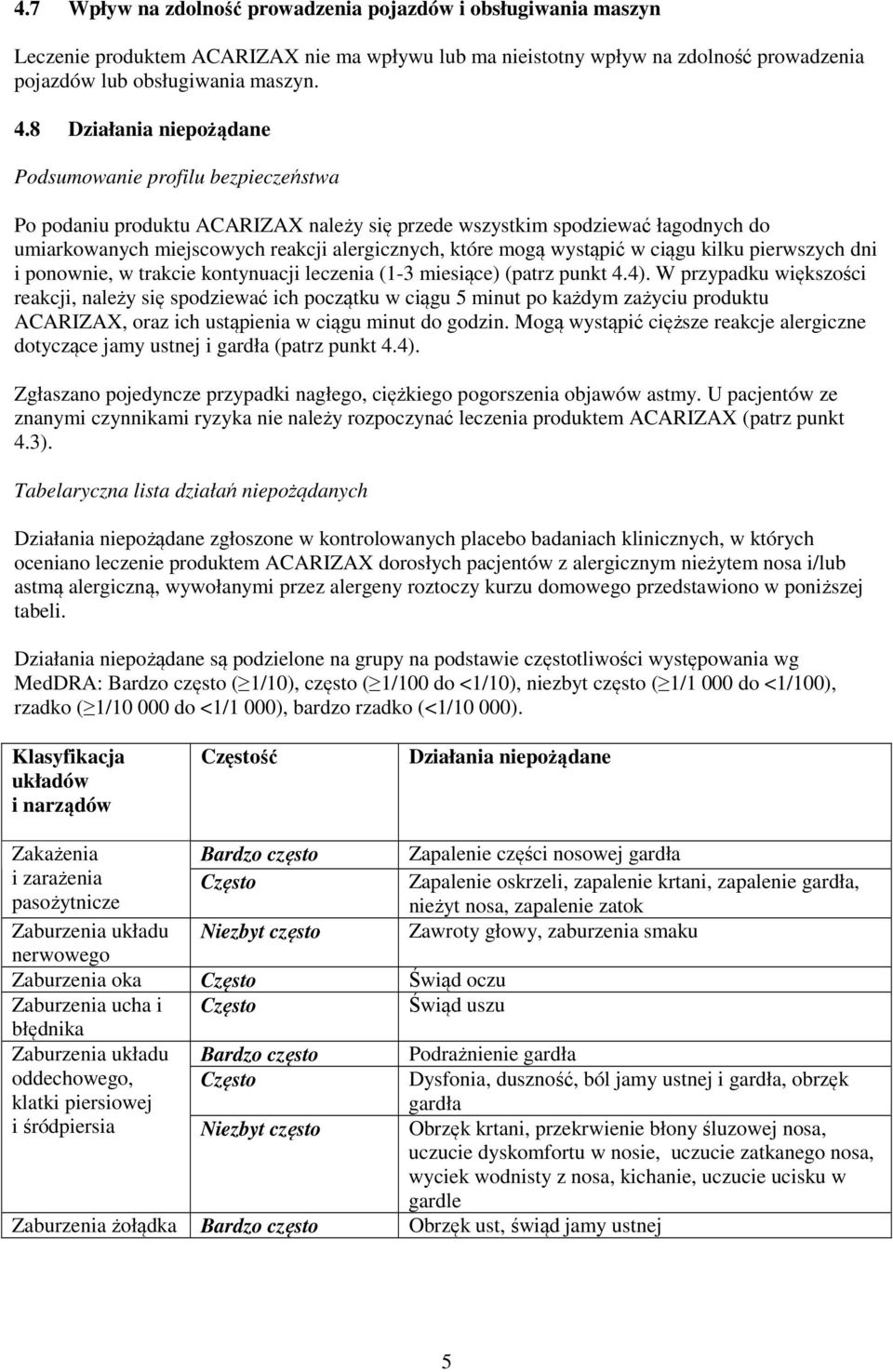 wystąpić w ciągu kilku pierwszych dni i ponownie, w trakcie kontynuacji leczenia (1-3 miesiące) (patrz punkt 4.4).