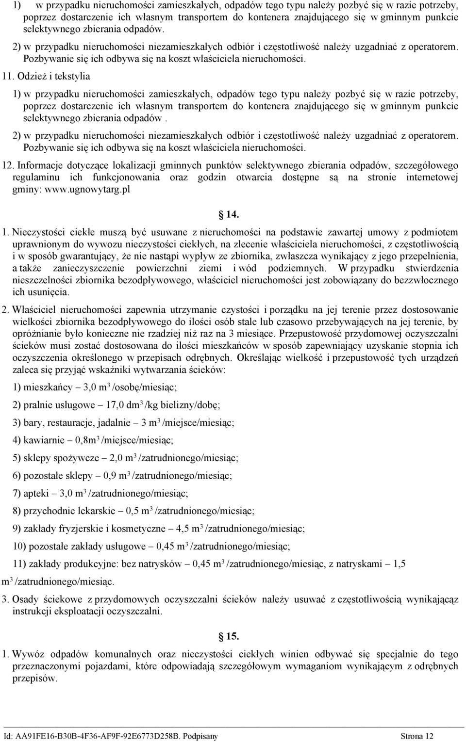 11. Odzież i tekstylia   12.