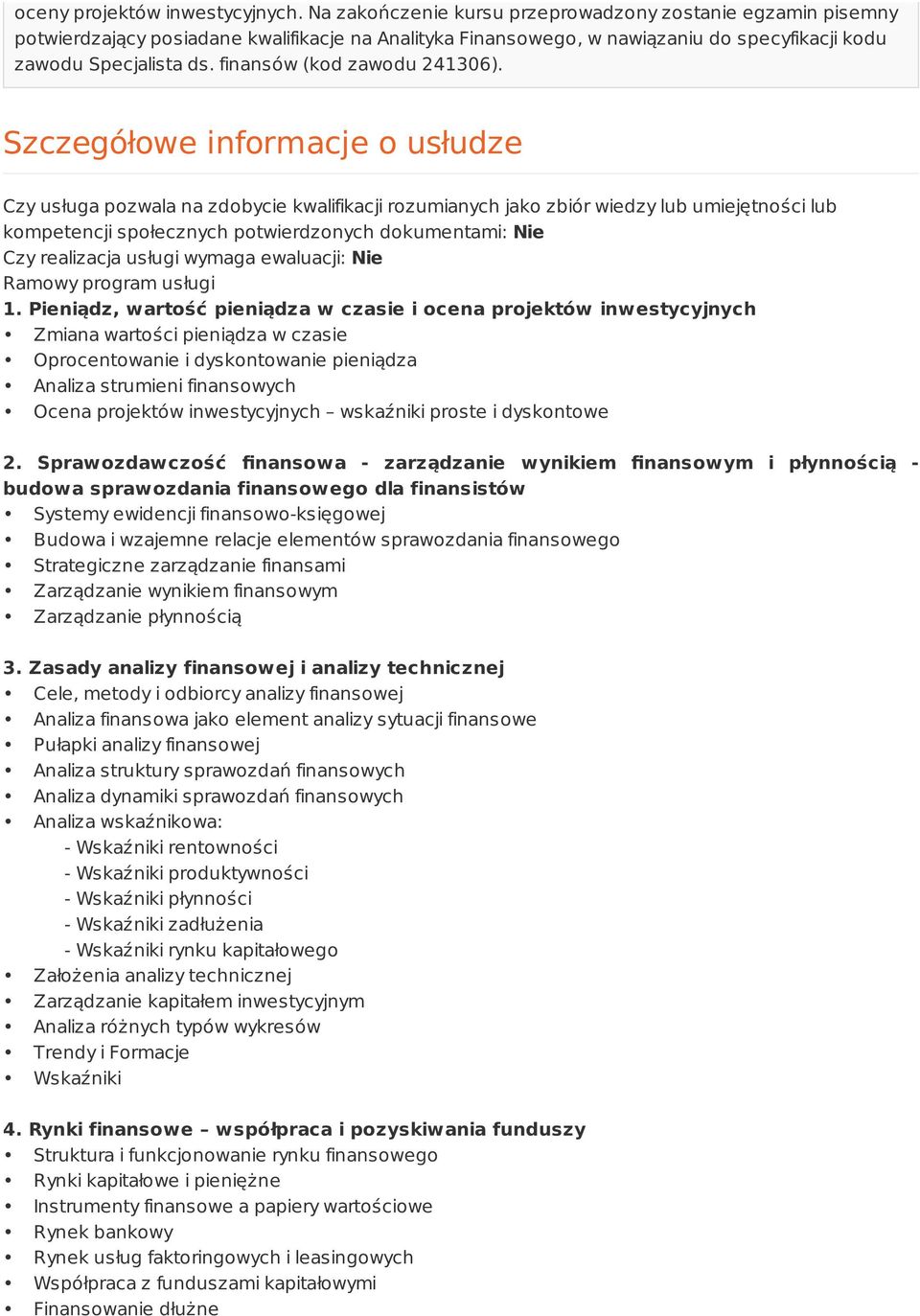 finansów (kod zawodu 241306).